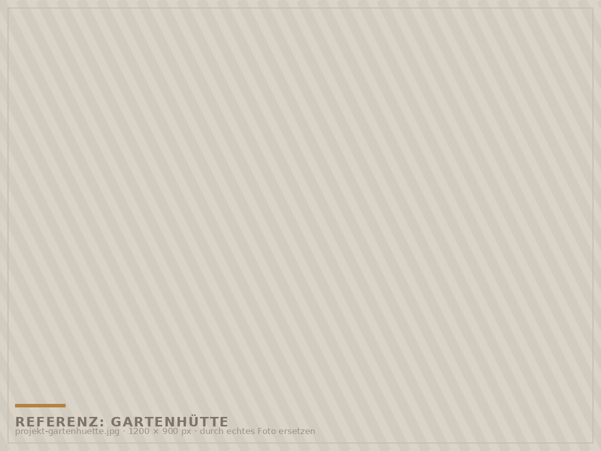 Gartenhütte aus Holz